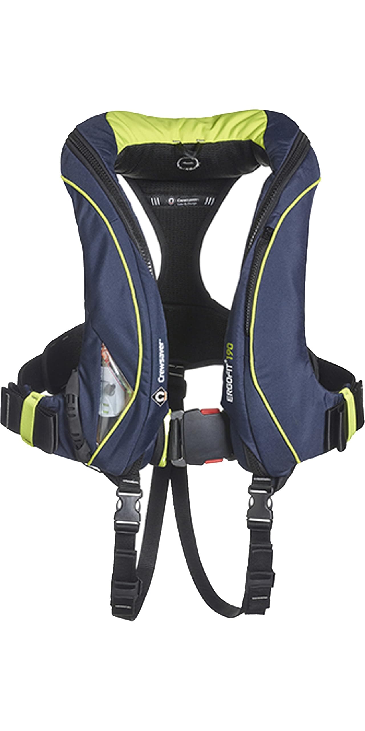 Crewsaver ErgoFit+ 190N Automatic Lifejacket With Harness, Light & Hood Navy