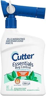 Cutter Essentials Bug Control Spray Concentrate, Kills Mosquitoes by Contact For Insects