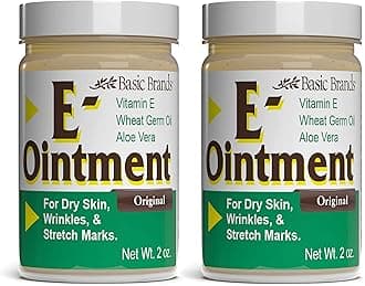 Basic Brands Vitamin E Ointment, Original, Pack of 2