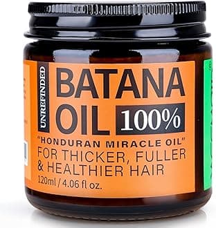 Batana Oil for Hair Growth Dr Sebi, 100% Raw Organic Batana Hair Mask from Honduras, Wild Growth Hair Oil, Scalp Oil Promotes Hair Thickness, Prevents Loss for Men & Women, 4.06 fl oz