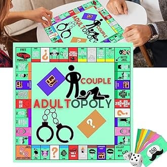 Adultopoly Board Game, Board Games for Adults,Opoly Board Game Night Opoly Adult opoly Game Improve Relationships (1pcs)