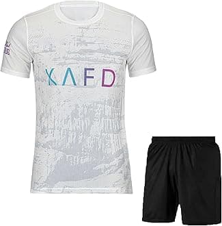 Ronaldo 7 Boys Official Home New Football Jersey Set with Shorts 2024 (Kid's, Boy's& Men)