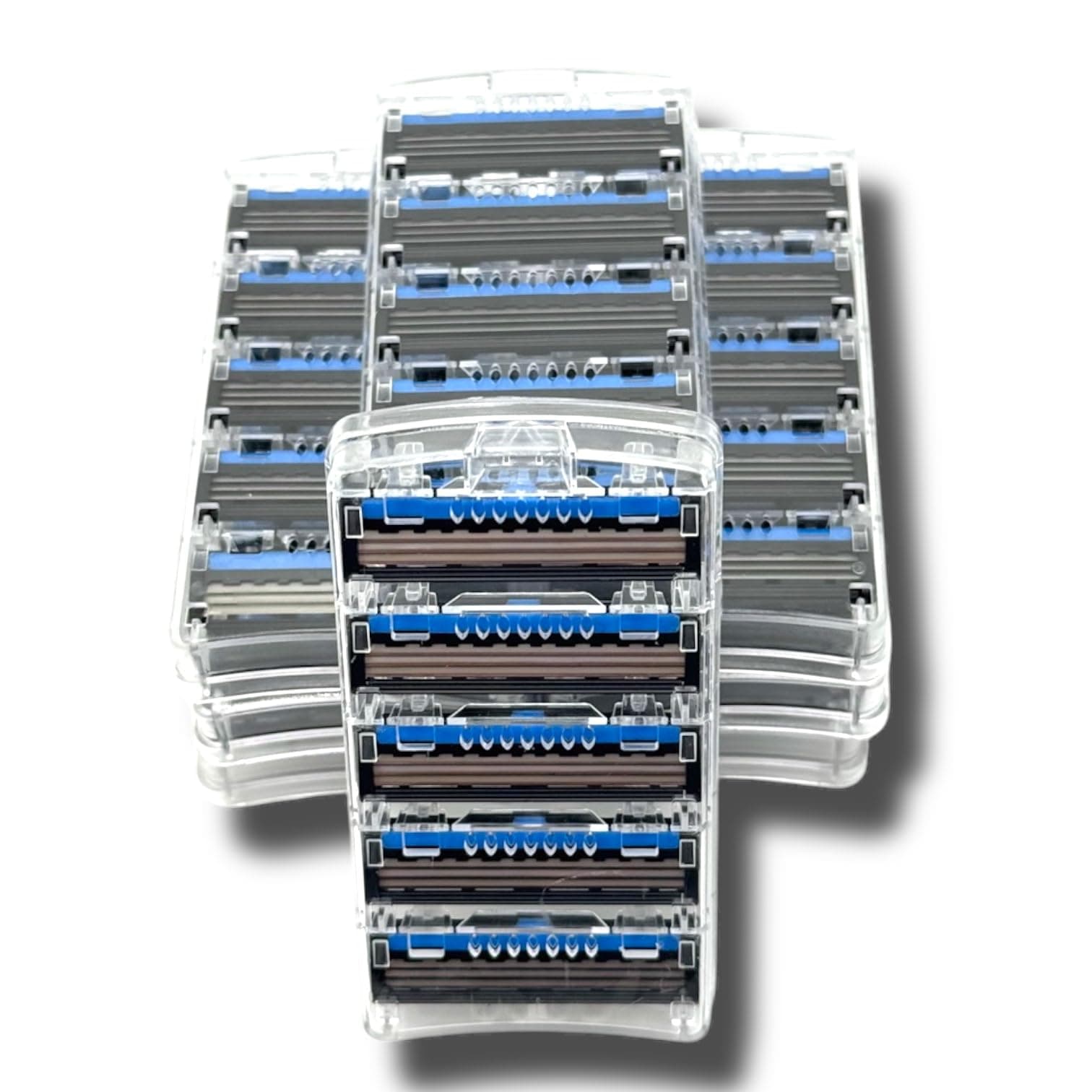 Taconic Shave, 40 Triple Razor Blade Cartridges – Compatible with Gillette Se...