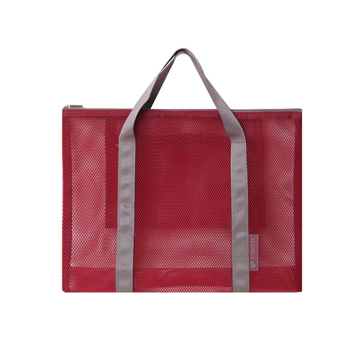 Travelus Mesh Bag - Medium - Ver.3 (Burgundy)