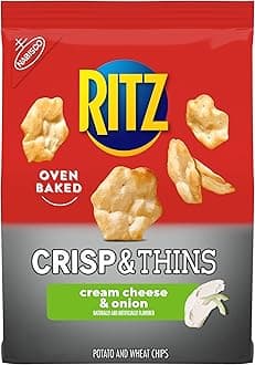 Crisp & Thins Cream Cheese & Onion Chips| 7.1 Ounce