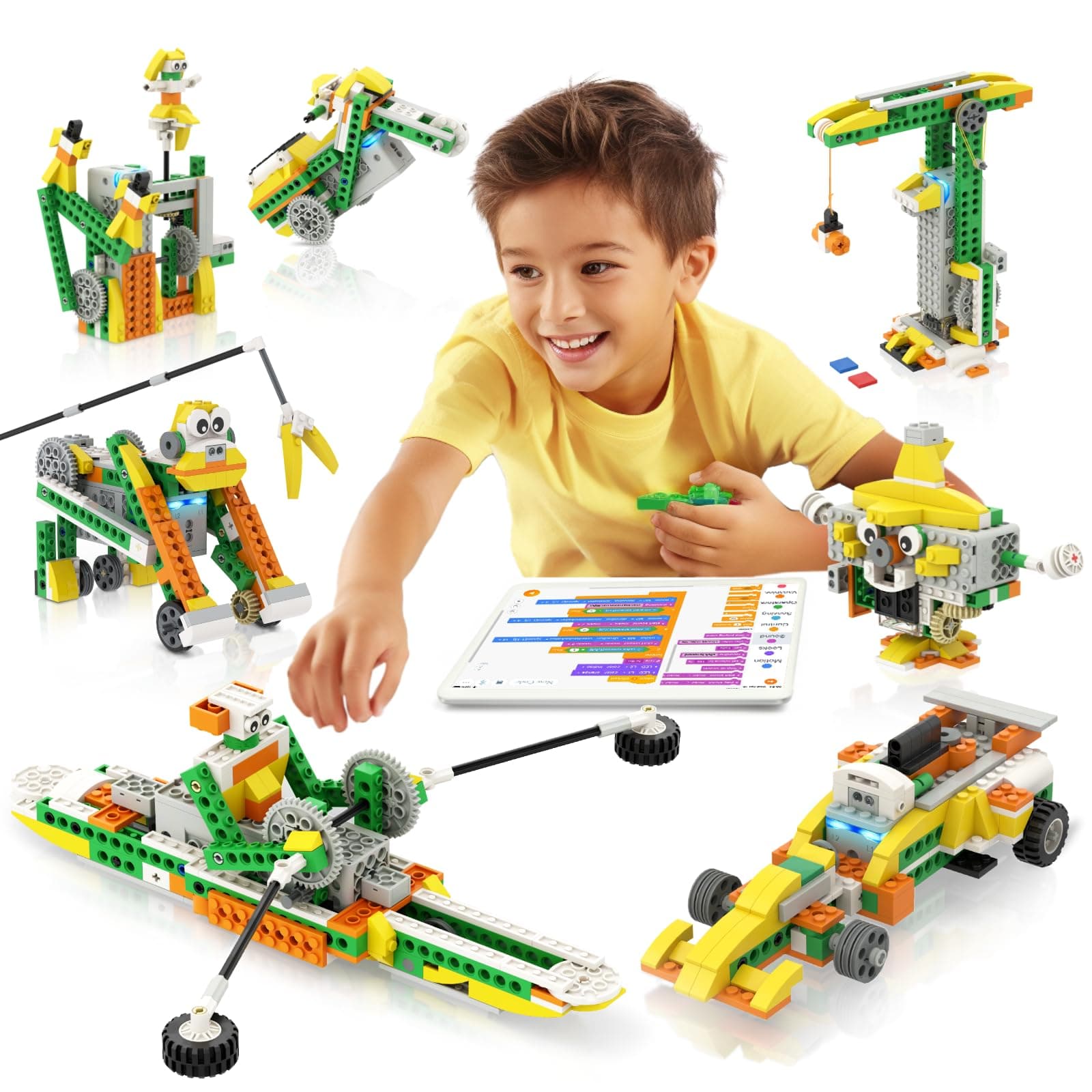 Sponsored Ad – Robot Q Robot Building Kit, 20-in-1 Programmable APP RC Robot/Car Robotics Coding Kit, STEM Projects Educational Birthday Gifts for Boys Girls Kids Aged 6-12 (233 Pieces)