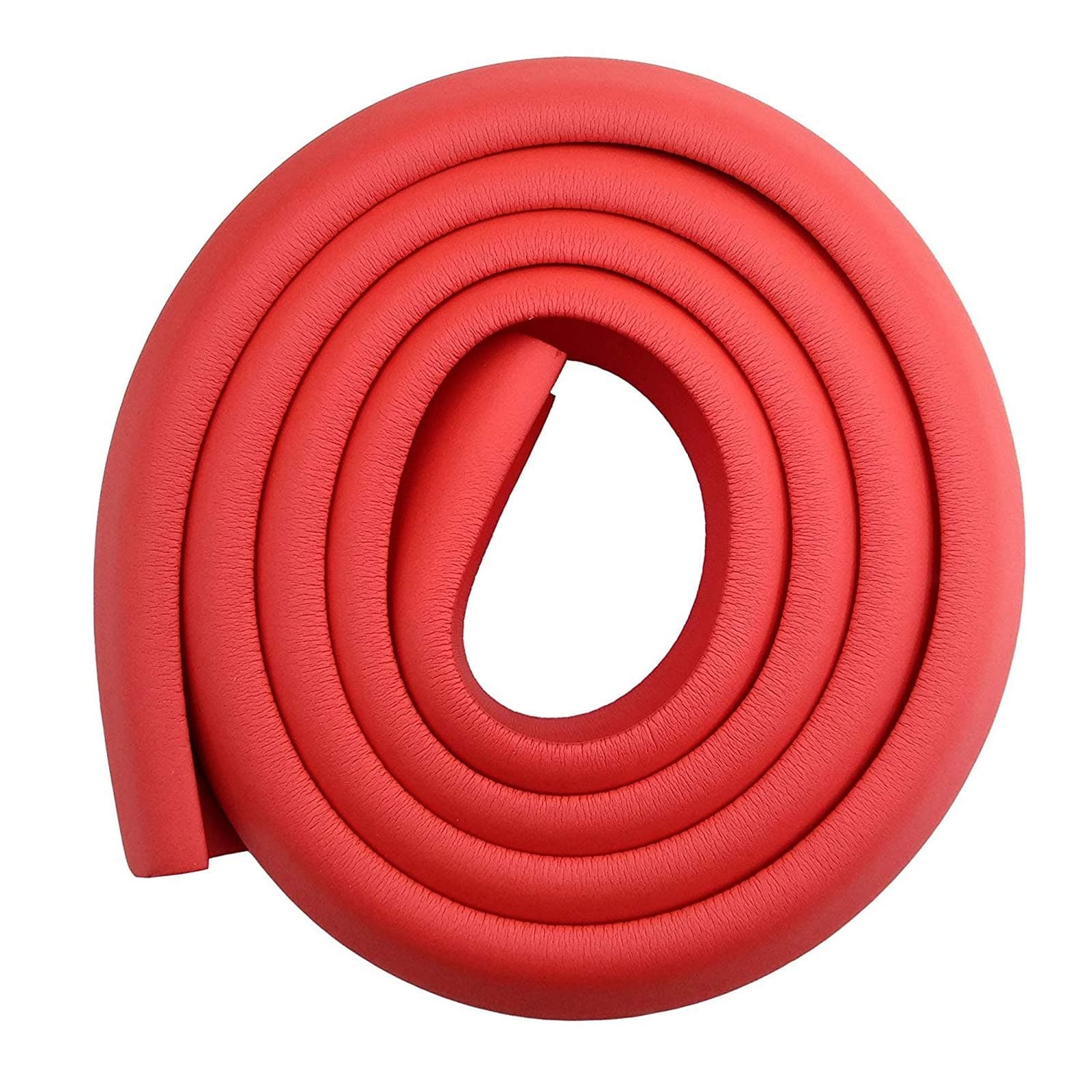 M2cbridge L Shape Extra Thick Furniture Table Edge Protectors Foam Baby Safety Bumper Guard 2 M (Red)