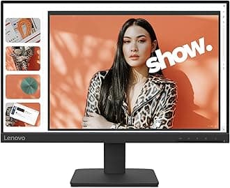 Lenovo L22-4e - Office Monitor - 21.5" FHD IPS Display - 100Hz Refresh Rate - 4 ms MPRT - 99% sRGB - Raven Black - Tilt Stand