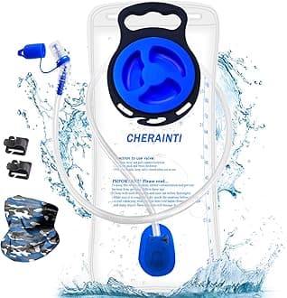 Hydration Bladder, 1.5L-2L-3L Water Bladder for Hiking Backpack Leak Proof Water Reservoir Storage Bag, BPA-Free Water Pouch Hydration Pack for Camping Cycling Running, Military Green 1.5-2-3 Liter