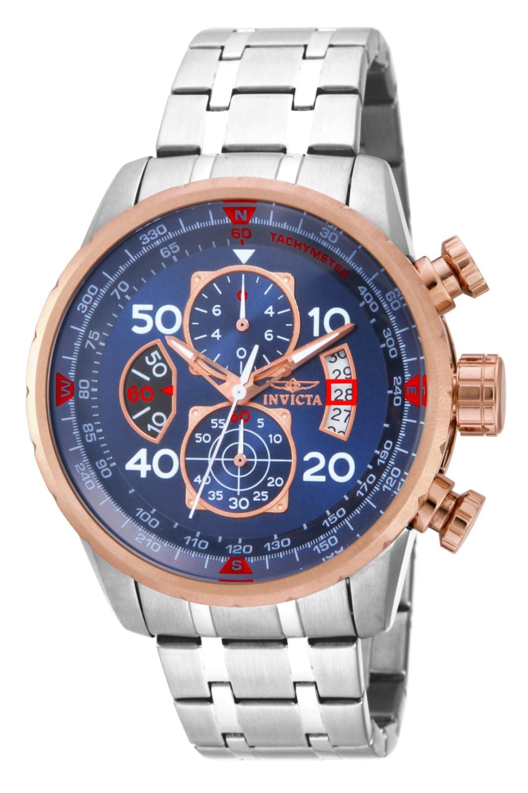 Men's Aviator Analog Display Japanese Quartz Watch