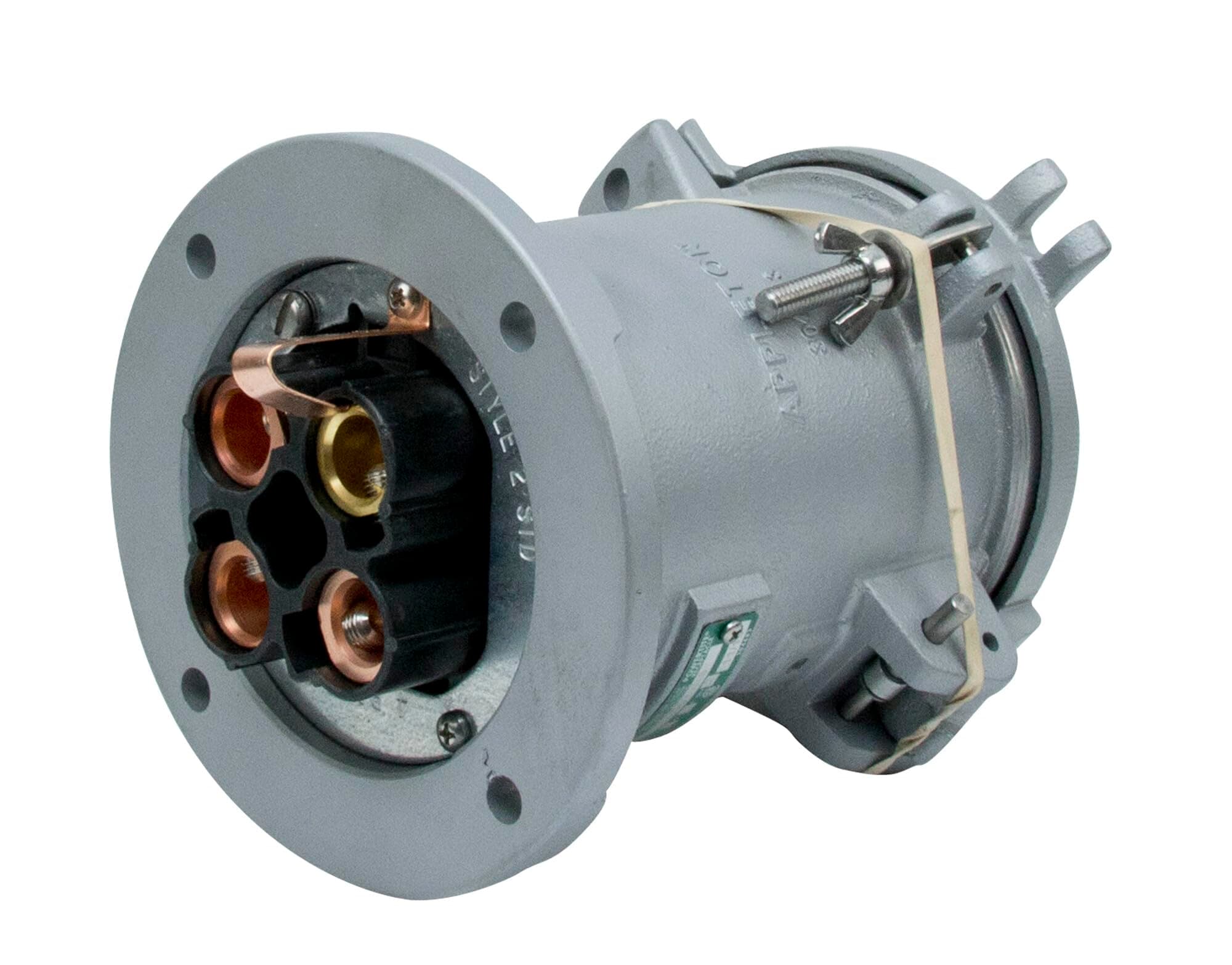 Appleton ADR20034-RS Pin & Sleeve Receptacle, 200A, 4-Pole, 3-Wire