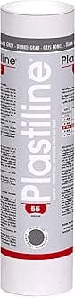 1755T - Plastiline tube - Modelling Paste, High Precision - Sculpting, Moulding - Hardness 55 (medium) - 1 kg - Dark Grey shade. Made in France