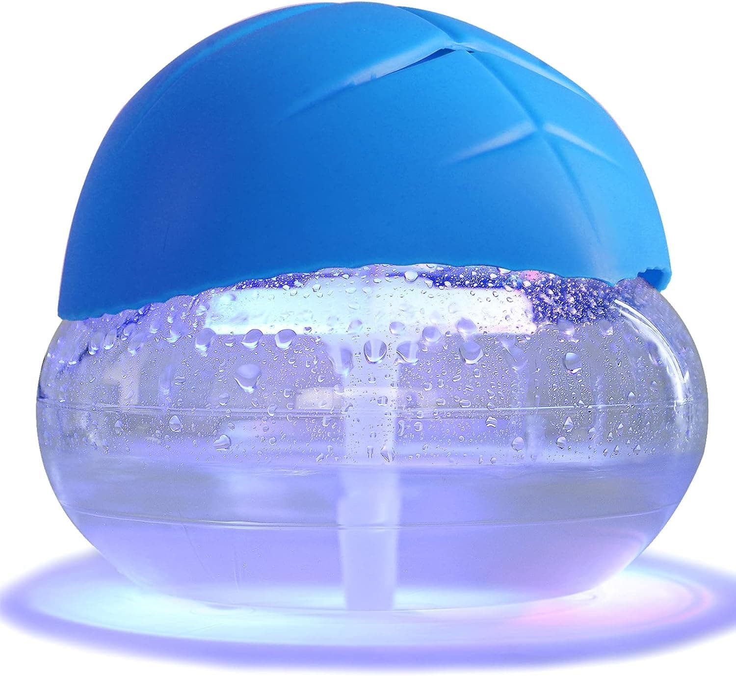 Vsell24 Leaf Shaped Electrical Water Air Refresher With LED Light Air Revitalizer Air Purifier Air Humidifier for Home, Office, Bedroom 220-240V (Blue)