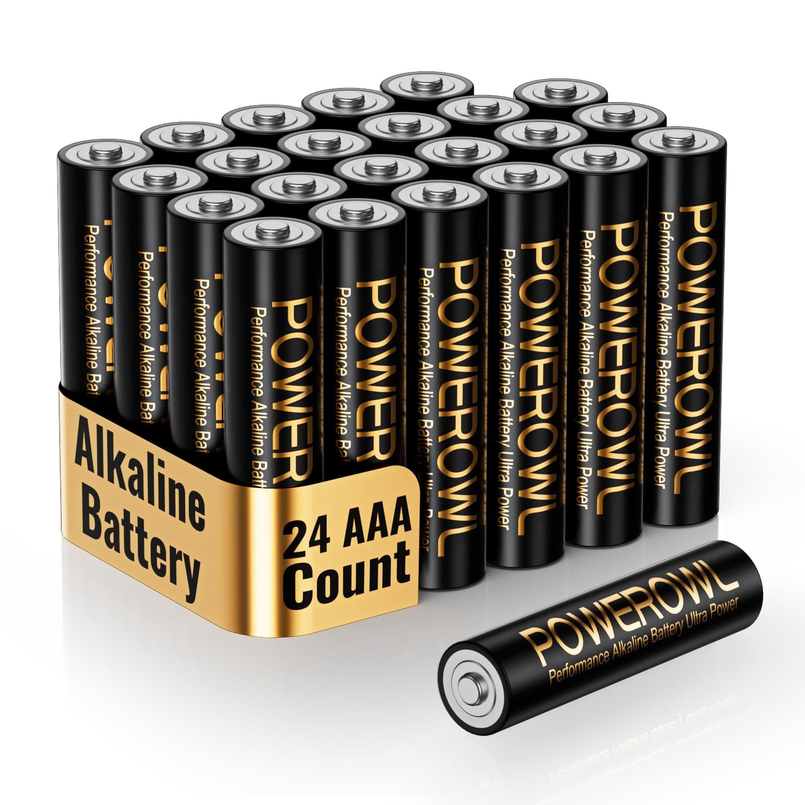 AAA Batteries 24 Pack - Alkaline 1.5v - High-Capacity Long Lasting Triple A Battery, 10-Year Shelf Life