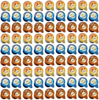 Coffee Creamers, Non-Dairy Creamer, Assorted 3 Flavor Variety Pack 60 Count, Great for Home Use, Offices and Coffee Stations