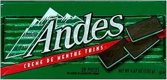 Andes Creme De Menthe Thins, 4.67-Ounce (Pack of 3)28 Pieces Each Pack