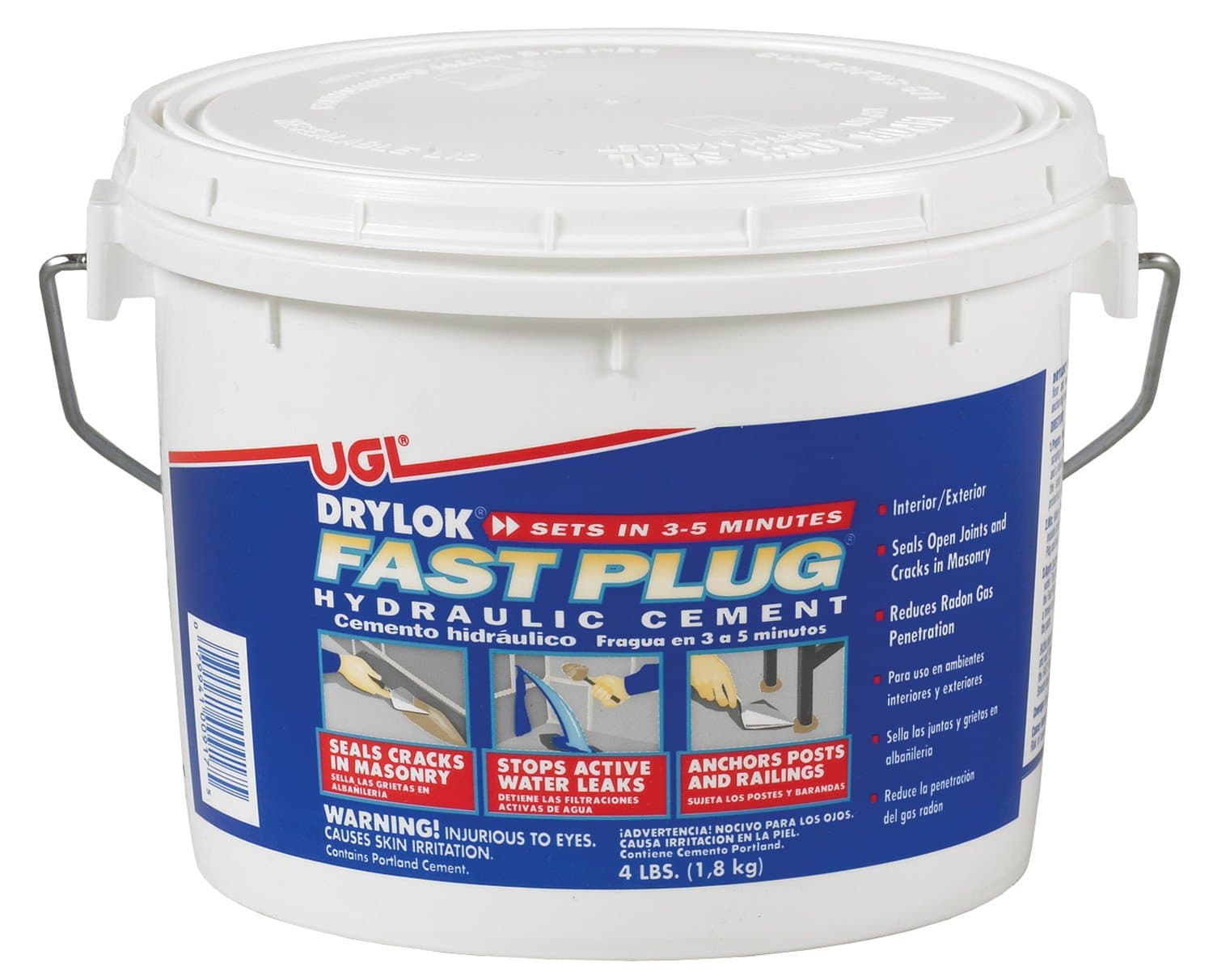 UGL 00917 4 Lb Drylok Fast Plug Hydraulic Cement