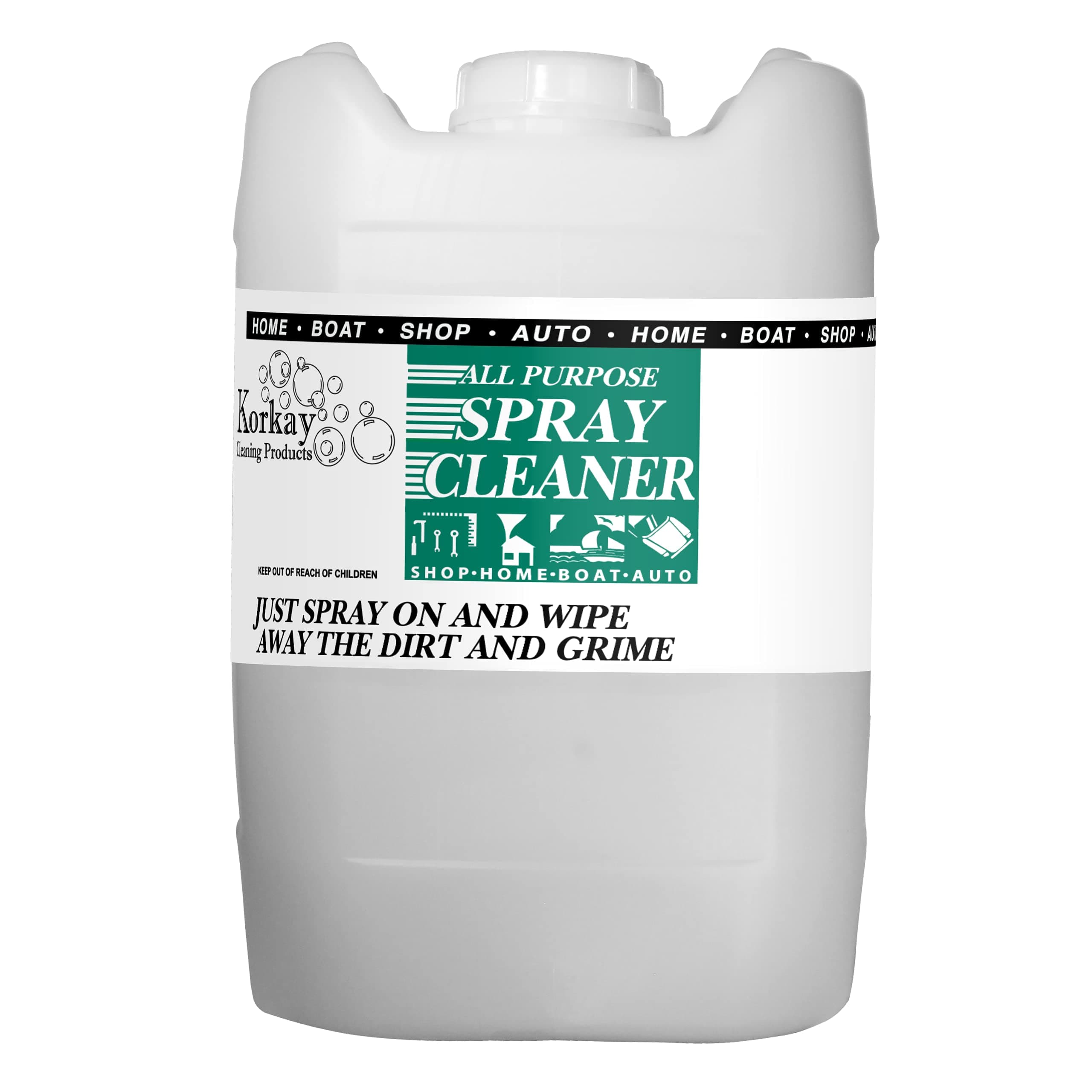 KorkayAll purpose spray cleaner - 5 gallon tote