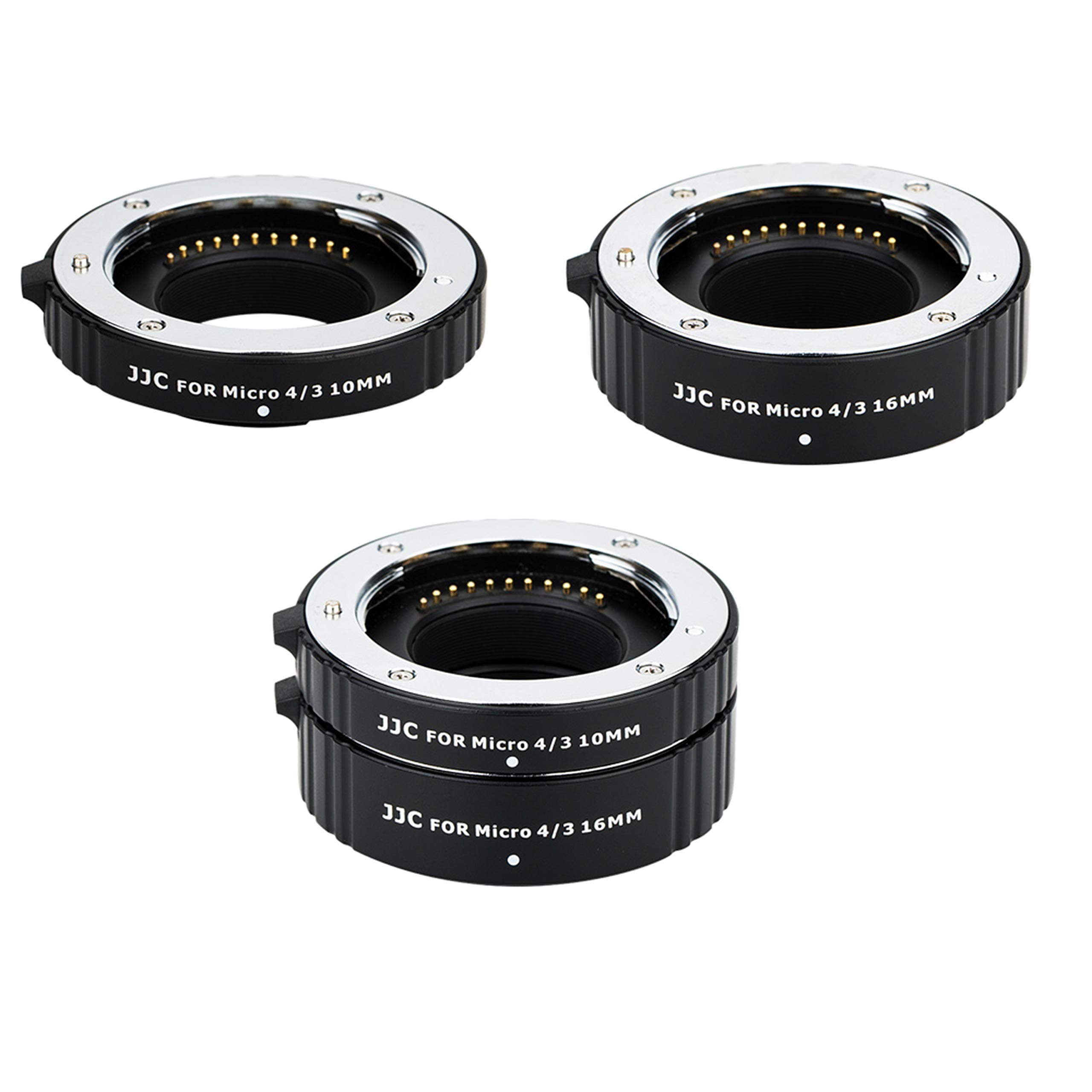Micro 4/3 Auto Focus Macro Extension Tube Set for Olympus OM-3 OM-1II OM-5 OM-D E-M1 III E-M5 E-M10 III E-M1X Pen E-PL10, Panasonic Lumix G9 II G7 G85 G95 GX85 GX9 GX8 GH7 GH6 GH5 GH5S GH4 & More