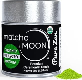Matcha Moon Kyoto Uji Matcha Organic Organic Cultivation No Pesticides Additive Powder Organic Ceremonial Grade Japanese Matcha 1.1 oz (30 g)