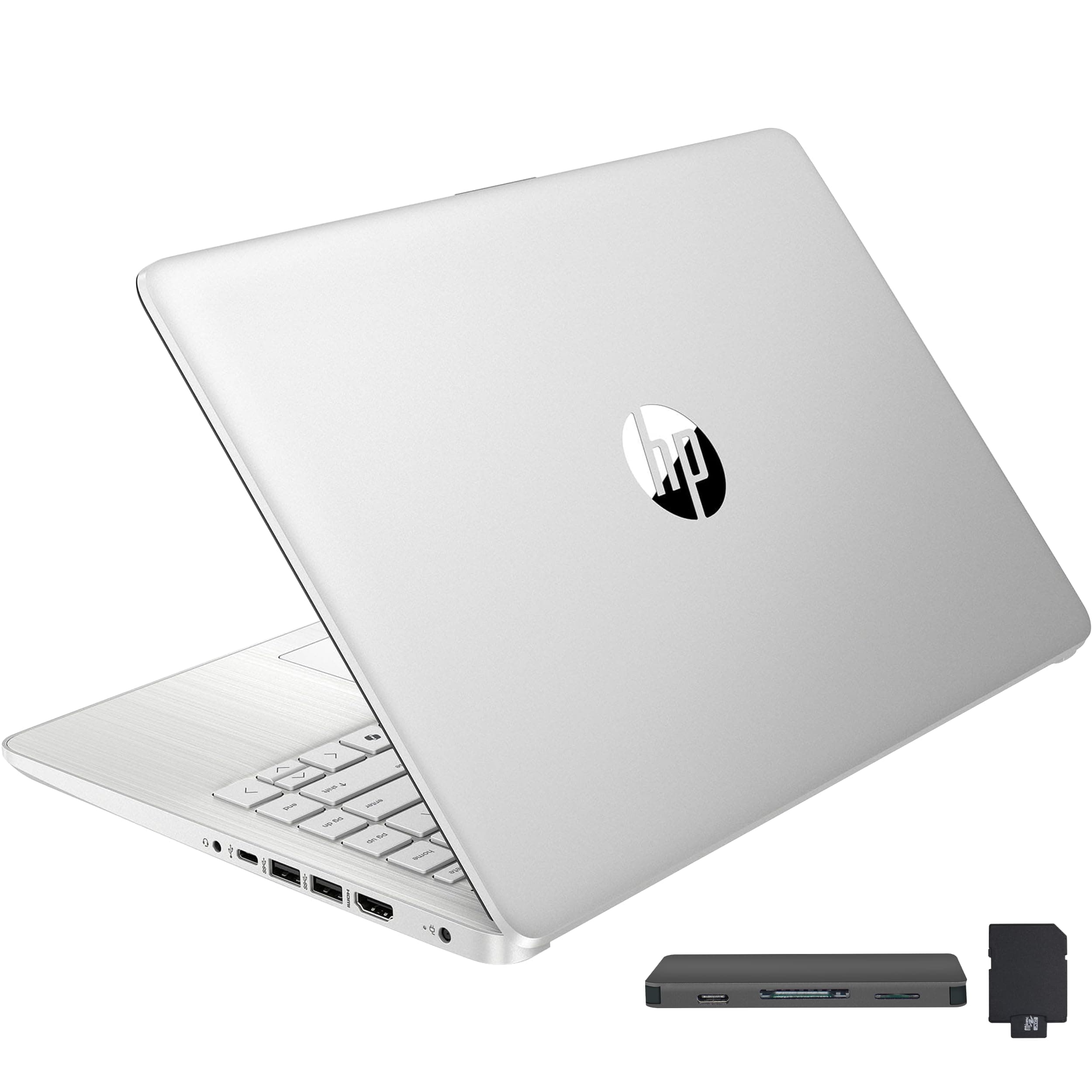 Stream 14" HD BrightView Laptop, Intel Celeron N150, 16GB RAM, 288GB Storage (128GB UFS + 160GB Docking Station Set), Intel UHD Graphics, 720p Webcam, Wi-Fi, 1 Year Office 365, Win 11 S, Silver