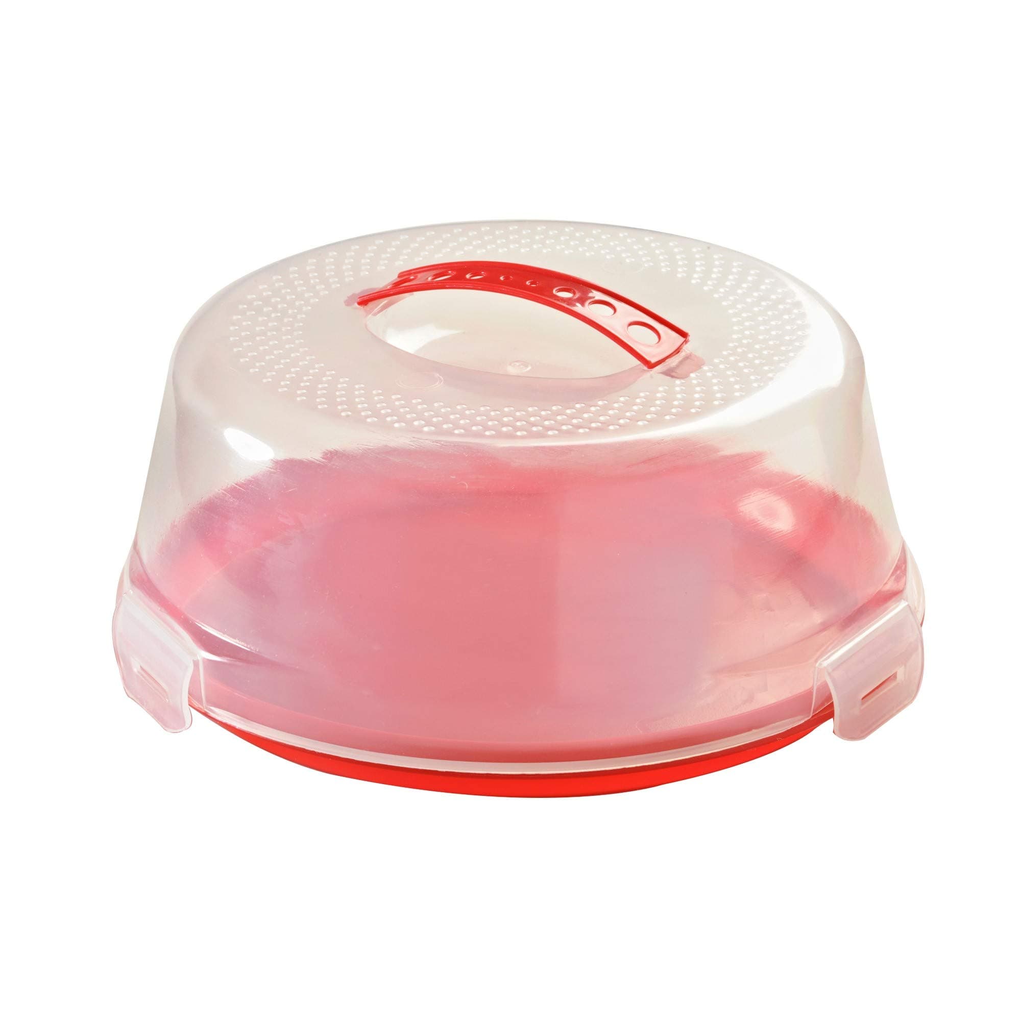 Cake Caddy with Clear Lid – Secure Cake Storage & Transport Container | Serve & Display on the Same Base | Ideal for Bakes, Treats & Special Occasions