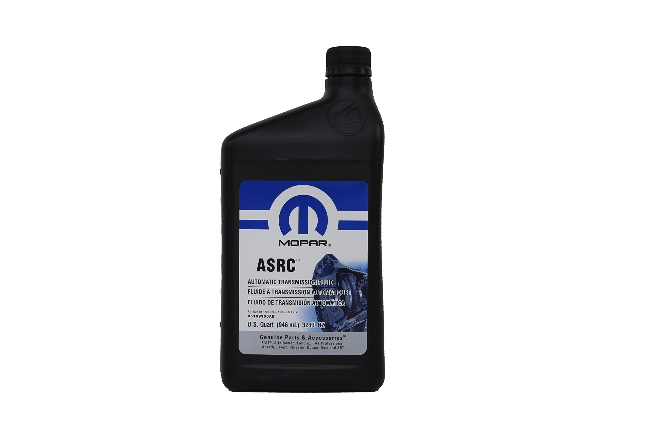 Genuine Mopar Fluid 5189966AB AS68RC Automatic Transmission Fluid - 1 Quart, 32 Ounces