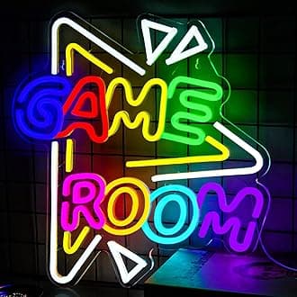 Game Room Neon Sign for Man Cave Game Neon Lights for Party Bedroom Wall Decor Teen Boy Home Birthday Gifts