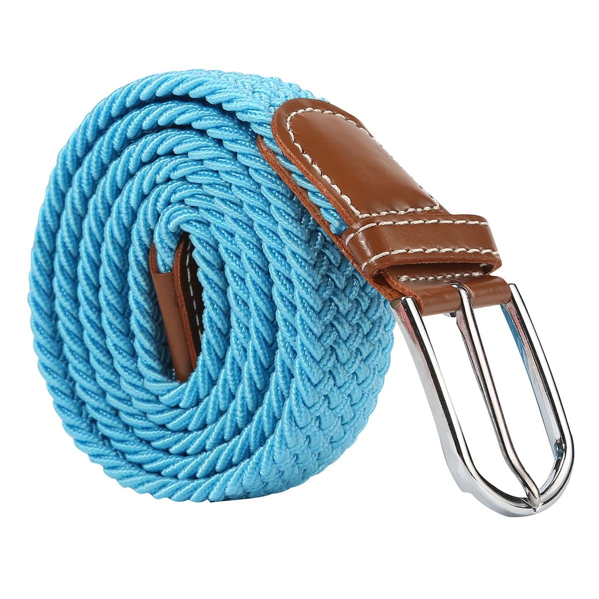 Mens Belt,Elasticated belt, Elastic Belt for Men, Unisex Men Women Multicolor Woven Stretch Belts