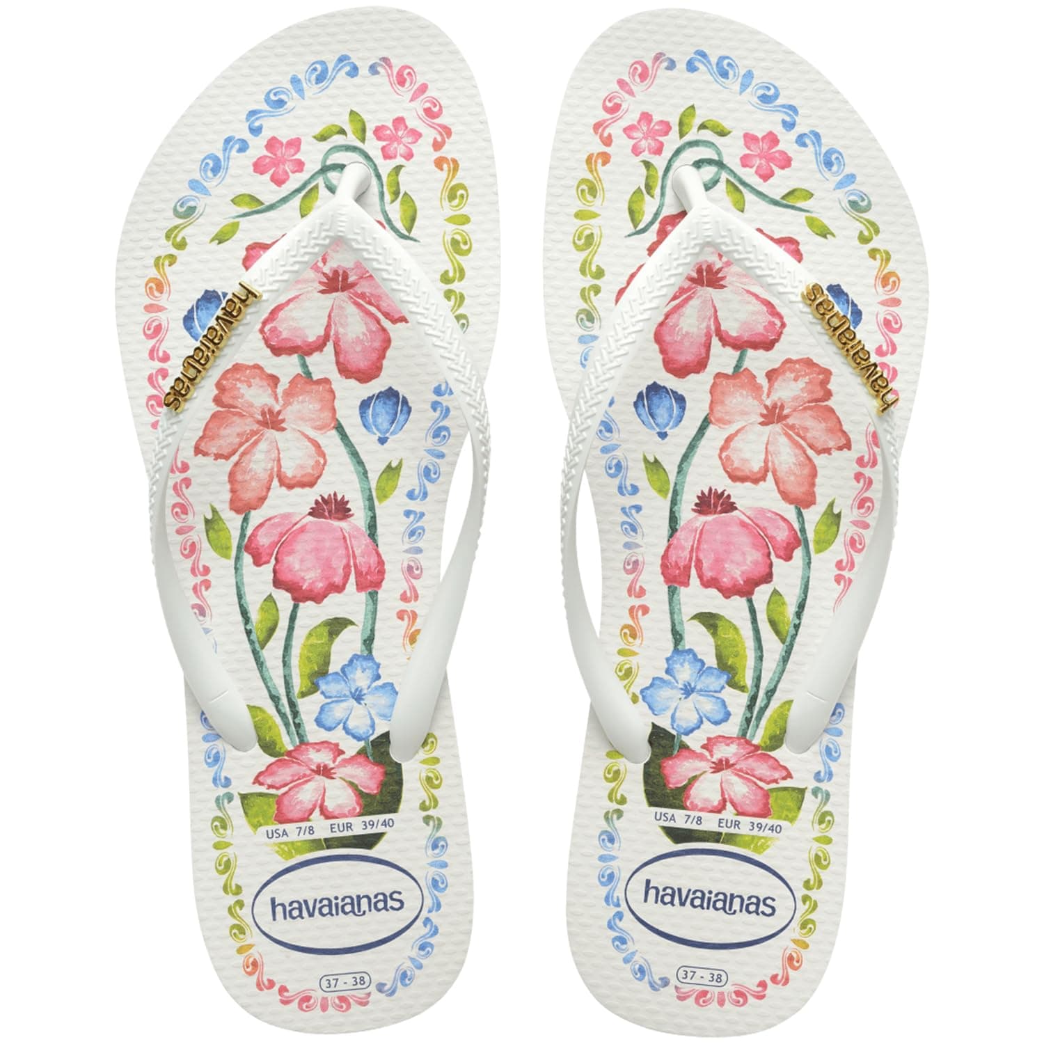 Havaianas レディース スリム トロピカリア バイブス サンダル ビーチサンダル