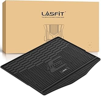 LASFIT Trunk Mat for Ford Mustang Mach-E 2021-2025 2026 (Trunk Base Upper Position) TPE All Weather Custom Fit Cargo Liner