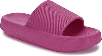 Pillow Slippers for Women and Men Non Slip Quick Drying Shower Slides Bathroom Sandals | Ultra Cushion | Thick Sole