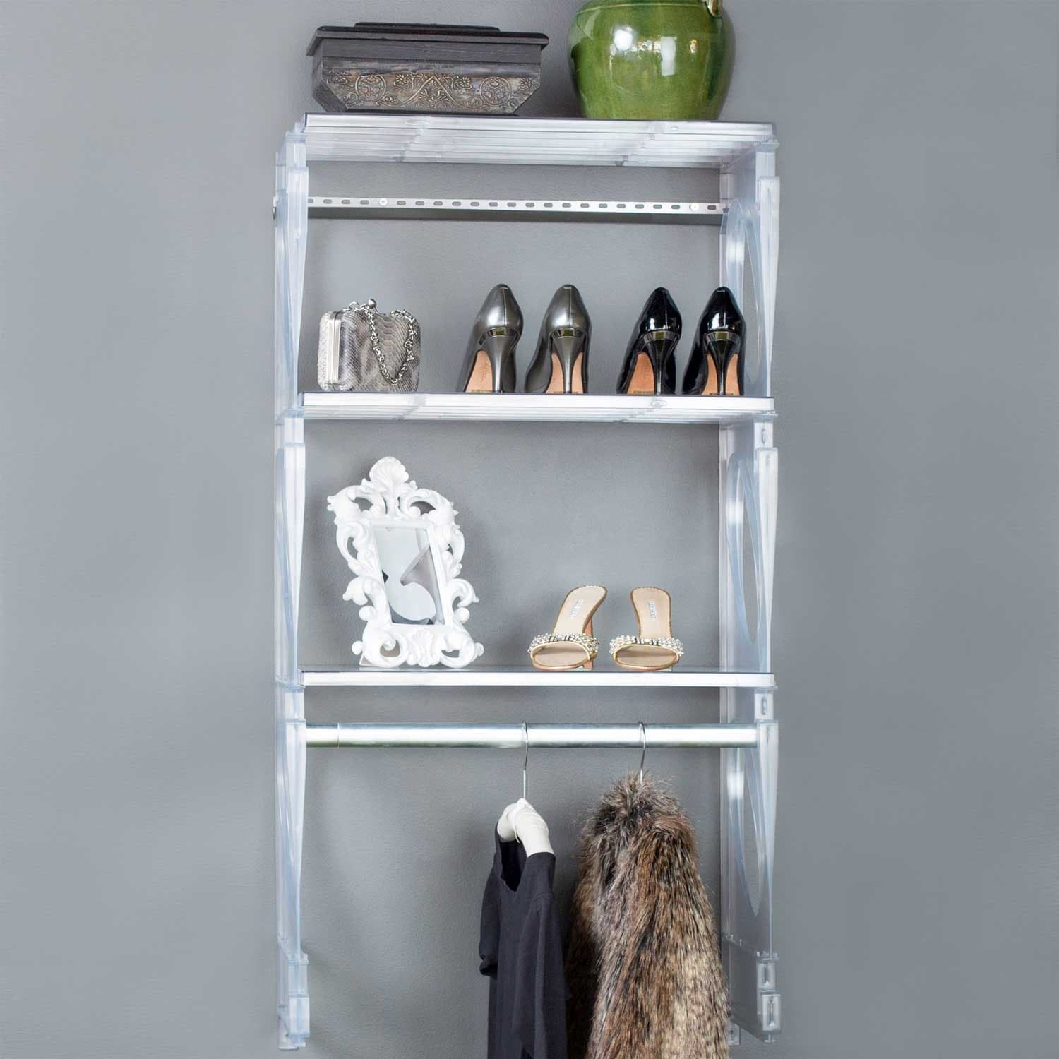 2' Closet & Shelving Kit Finish: Frost