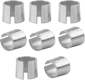 8 PCS Battery Post Shim Lead, Pure Lead Battery Terminal Adapter for Positive & Negative Post, Automotive Battery Terminal Converter Post Adapters, Car Accessories