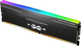 SP Silicon Power Silicon Power XPOWER Zenith RGB DDR4 16GB 3200MHz PC4-25600 CL16 1.35V 288-Pin UDIMM Gaming Desktop PC Computer RAM Memory Module