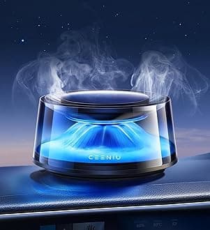 Ceeniu Smart Car Air Fresheners, 2024 Natural Scenic Scent New Smell Car Diffuser, Multi-Sensory Enjoyment, Auto On/Off, Adjustable Intensity, Two Refills Lasting 200+ Hours, Gift for Men & Women