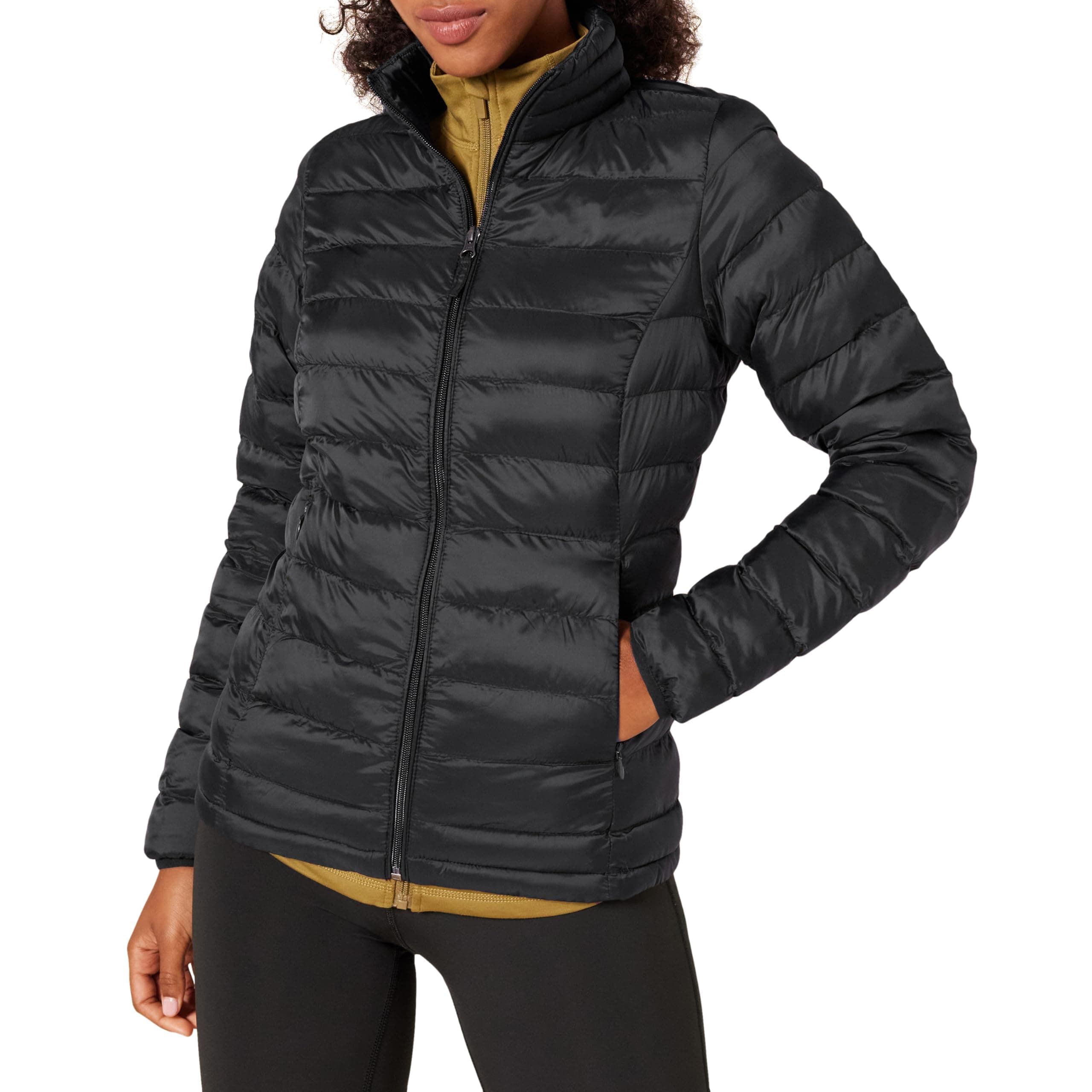 Women's Lightweight long-sleeved, water-resistant, packable puffer jacket (available in plus size