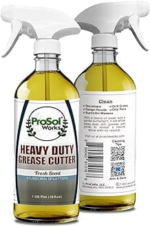 PROSOL WORKS Degreaser Cleaner Heavy Duty Cleaning Spray 16 oz - Kitchen Cleaner for Stubborn Splatters, Stove Top, Grill, Drip Pans, & Oven Cleaner - Safe on All Surfaces - Fresh Scent