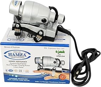 HAMZA Professional Powerful Double Speed Floating Action Instant Relief Electric Massager for Full Body