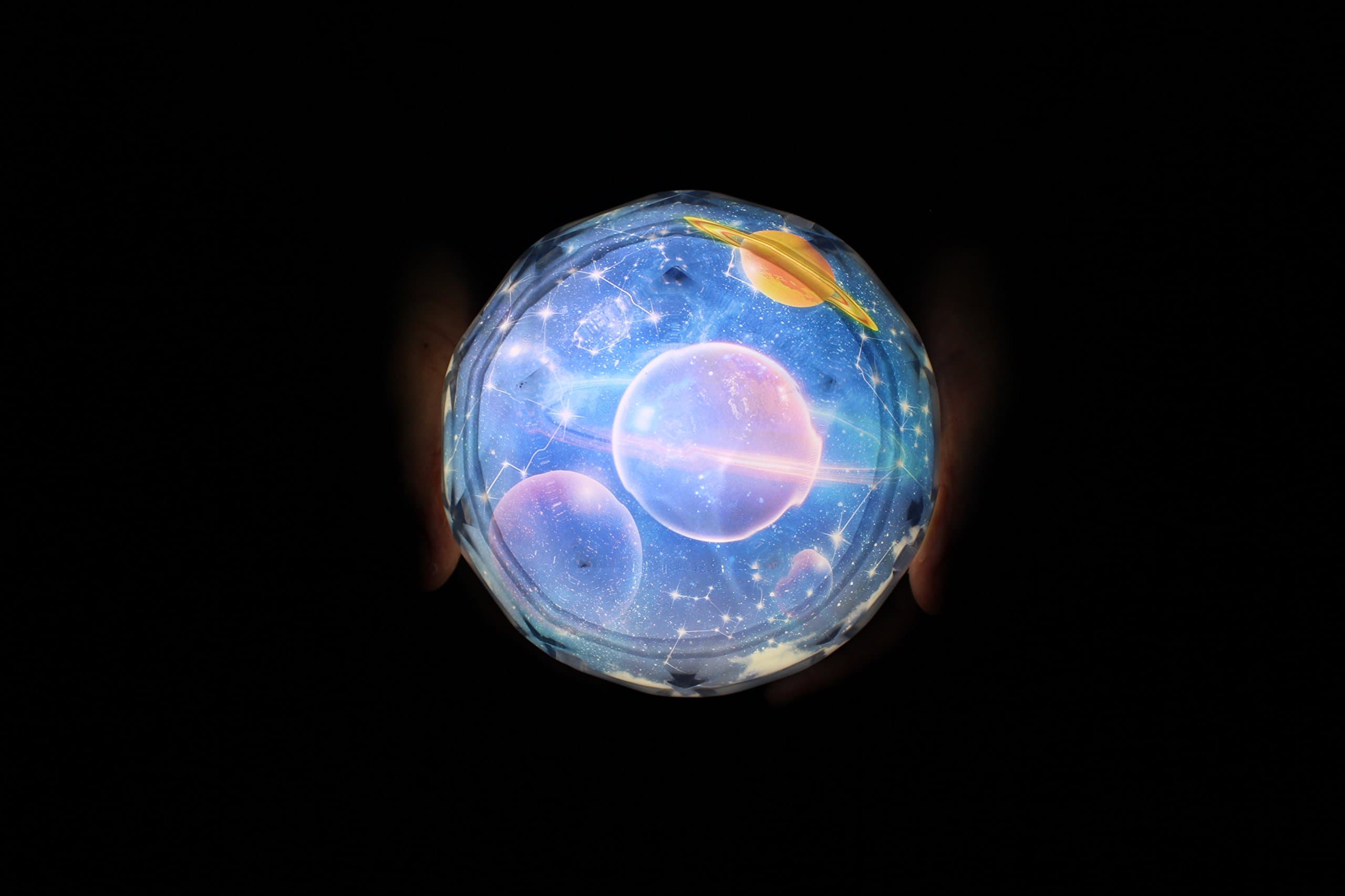 Night Light Projector Lamp, Romantic Cosmos Color Changing Projector, 360 Degree Rotating Portable LED Night Light for Kids and Adults Bedroom, Baby Nursery, Living Room (Galaxy)