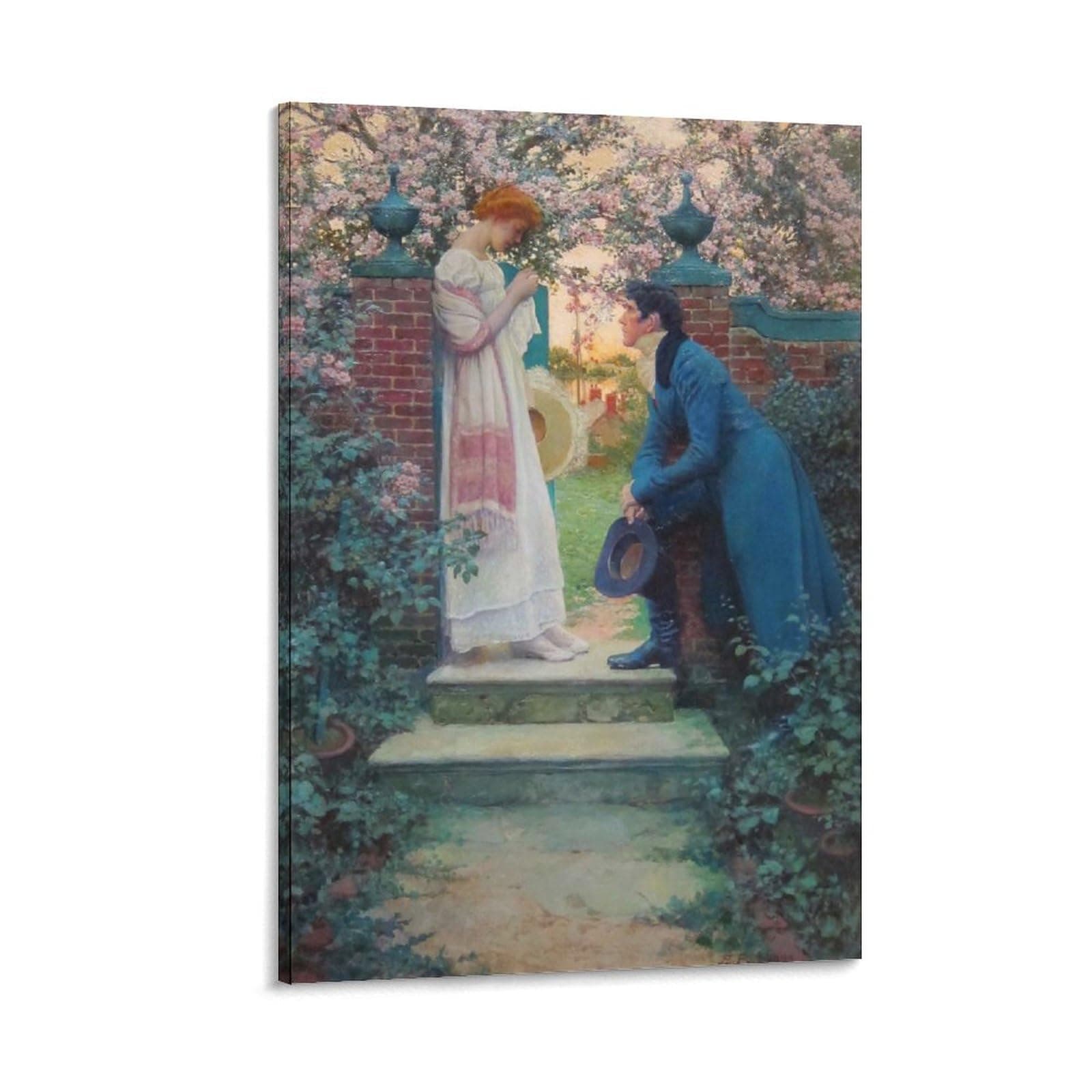 Howard Pyle Vintage Print Poster (11) Wall Art Poster Scroll Canvas Painting Picture Living Room Decor Home Framed/Unframed 08x12inch(20x30cm)