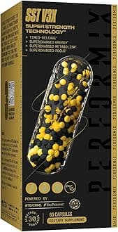 PERFORMIX SST V3X - Super Strength Technology, All-Day Energy Supplement, Fitness Goal Support - Terra Intelligent Dosing - 350 mg Caffeine - Pre Workout for Men & Women - 60 Capsules