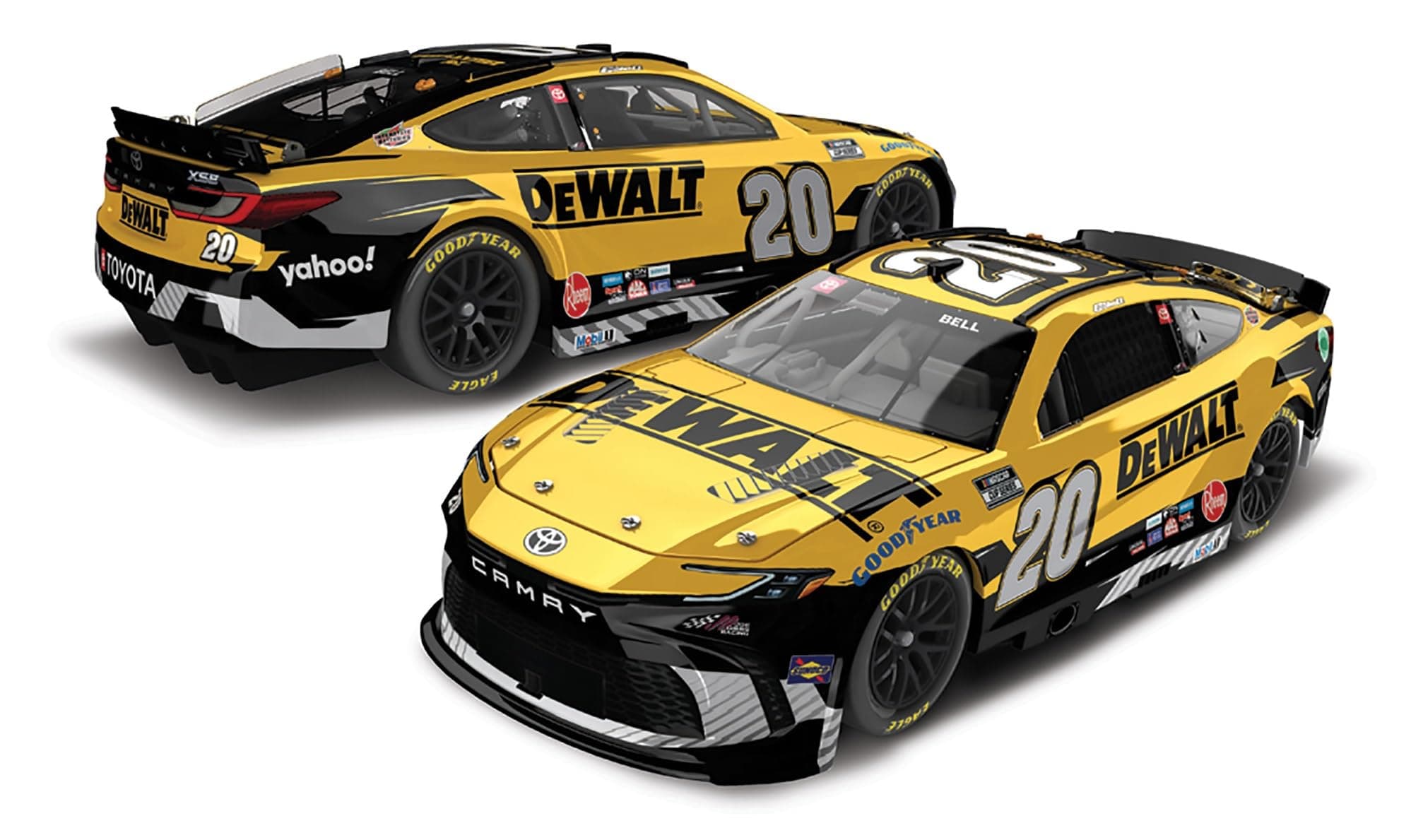 Lionel Racing Christopher Bell 2024 DeWalt No. 20 ARC 1:24 Scale Diecast Car