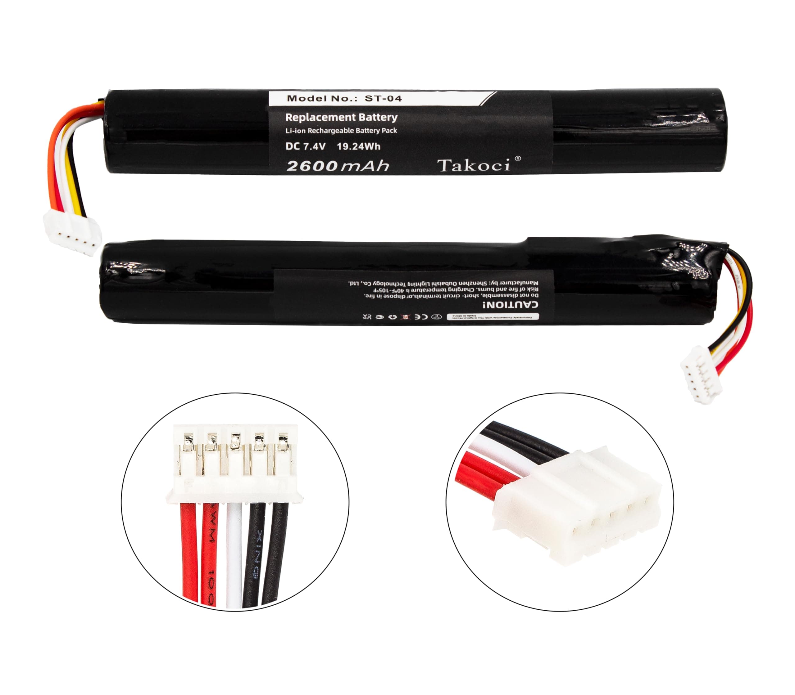 SRS-X55 Replacement Speaker Battery Compatible with So-ny SRS-X77 SRS-BTX300 ST-04 7.4V 2600mAh