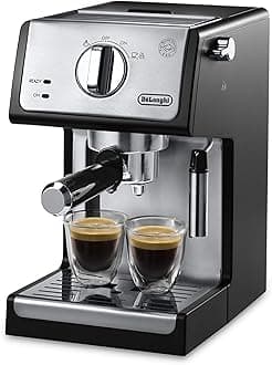De'Longhi ECP3420 15" Bar Pump Espresso and Cappuccino Machine, Black