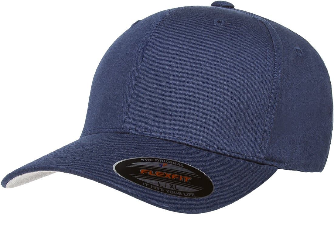 FlexfitMen's Cotton Twill Fitted Cap Hat