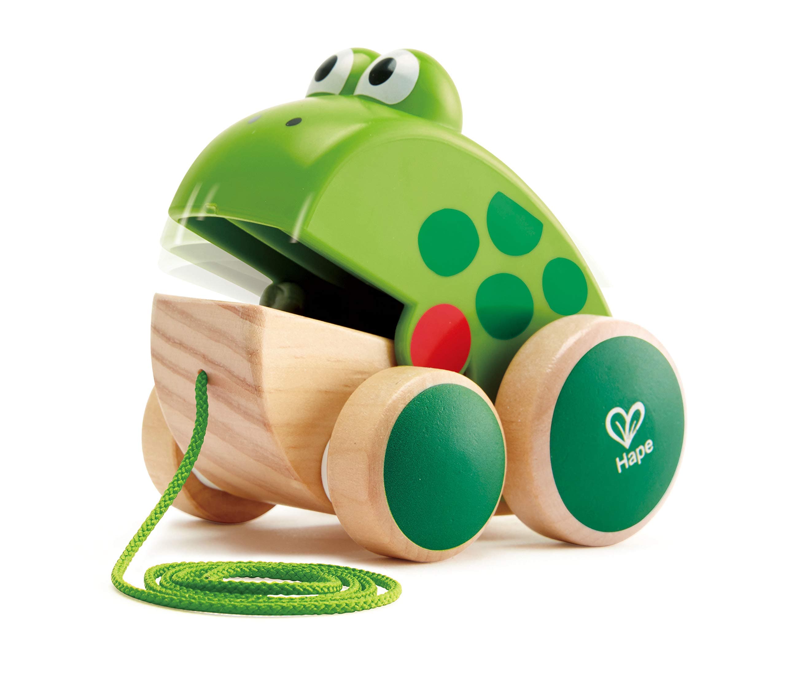 Push & Pull Frog Pull Along