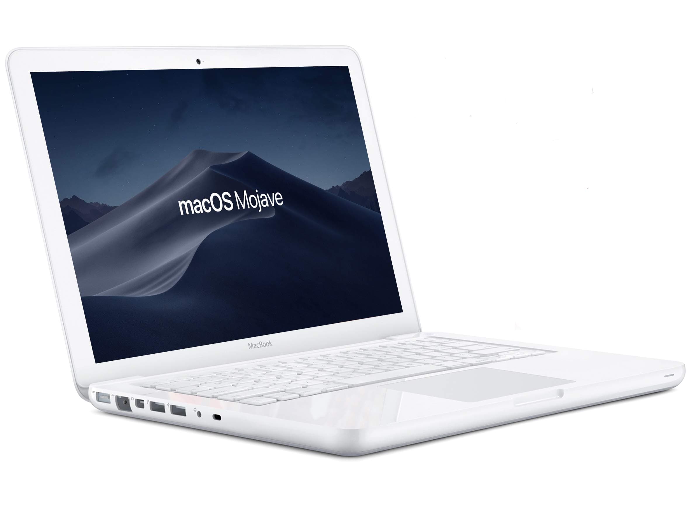 Apple MacBook A1342 13 Inc. Core 2 Duo 2.26GHZ 4GB Ram 256GB ssd dvd Mac OS Mojave (Renewed)