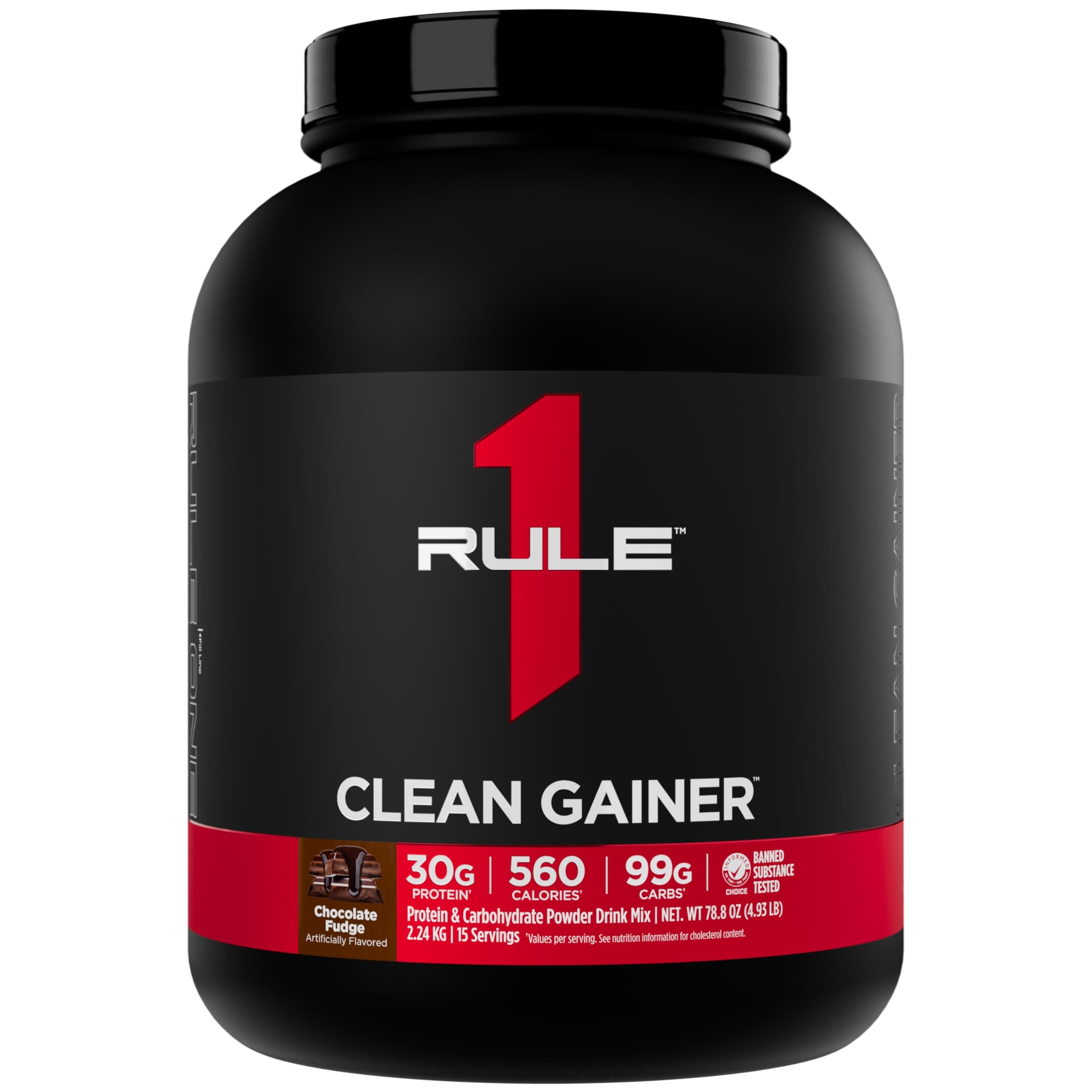 Rule1 R1 Clean Gainer Chocolate Fudge 4.8lbs