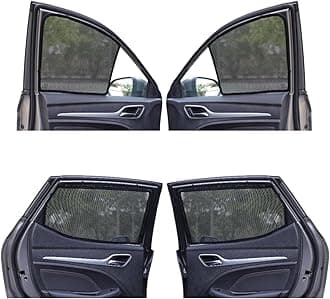 NeoShade' Magnetic Car Sunshades for BYD Atto 3 (Set of 4 - Front & Rear - Zipper Only on Rear Row)(UV Protection, Magnetic Grip, Privacy & Heat Control)